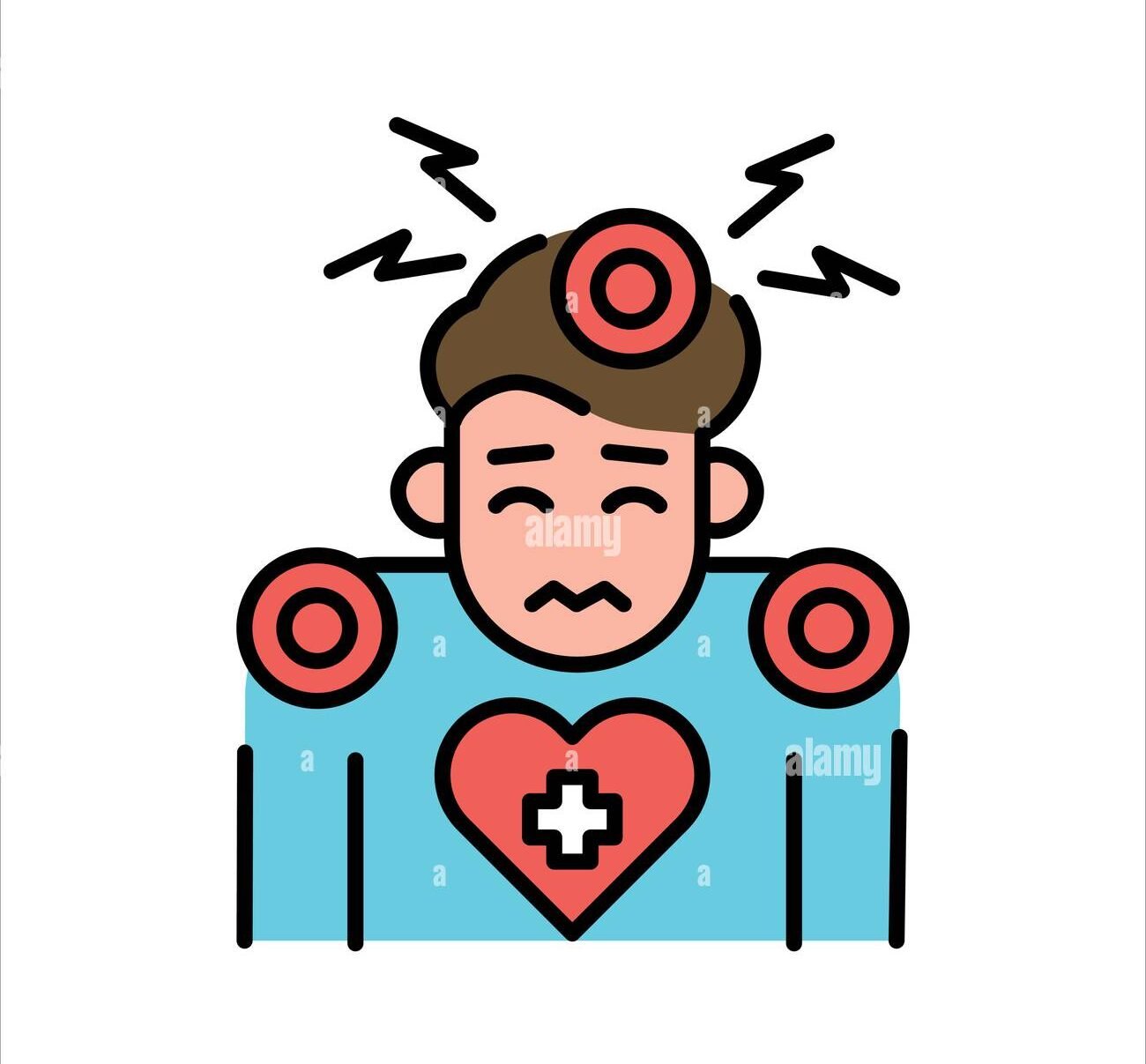 psychosomatic disorders line color icon sign for web page mobile app button logo vector isolated button editable stroke 2xwefba (1)